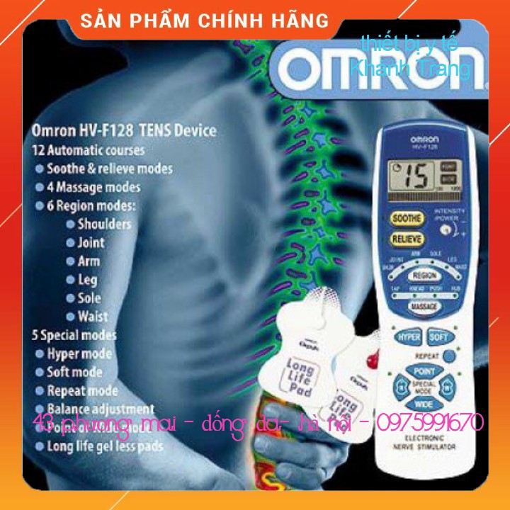 (Giá sỉ) Máy massage xung điện trị liệu Omron HV-F128