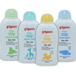 Sữa Tắm Gội Toàn Thân Em Bé 2 In 1 Pigeon 700ml ,200ml