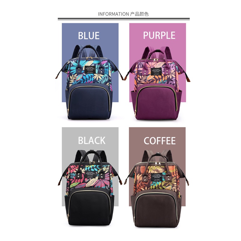 Balo Đa Năng Sức Chứa Lớn Tiện Lợi Cho Mẹ Bỉm Sữa