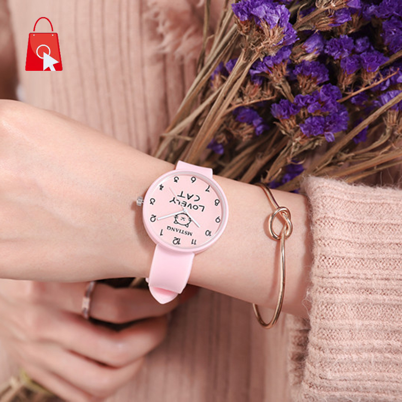Đồng Hồ Quartz Họa Tiết Hoạt Hình Dễ Thương Jp1
