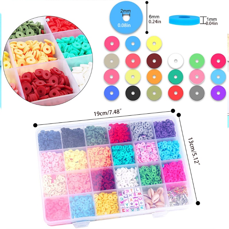 Chuỗi Hạt Đất Sét Hình Mặt Cười Phong Cách Bohemian Dành Cho Nữ