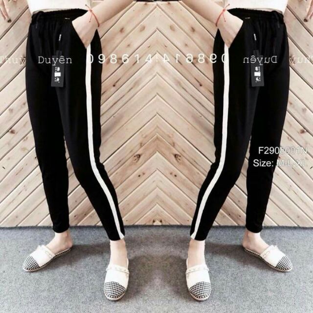 Legging kẻ sọc