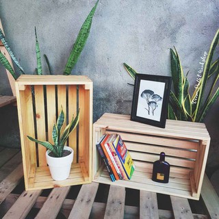 Thùng gỗ pallet trang trí đa năng