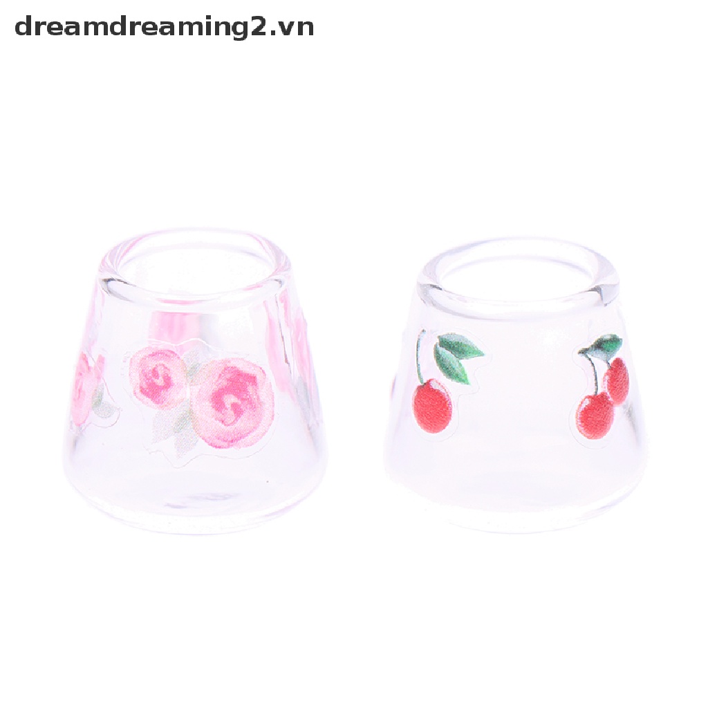 Bộ 4 Cốc Thủy Tinh Trong Suốt Dùng Trang Trí Nhà Cửa
