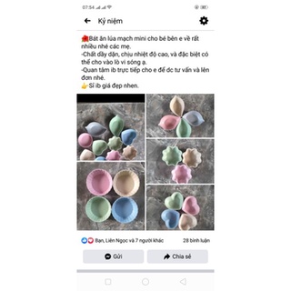 Bát ăn lúa mạch mini