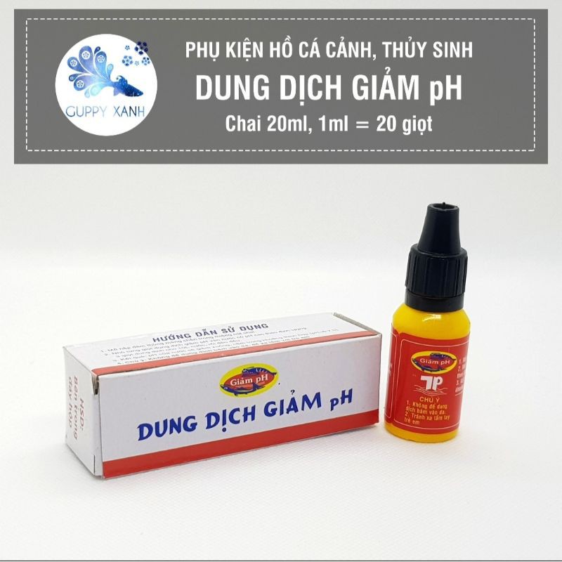 Bộ sản phẩm kiểm tra - tăng - giảm PH cho hồ cá