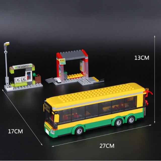 Lắp Ráp Cities -  02078 , Leji 40021  377 Mảnh )