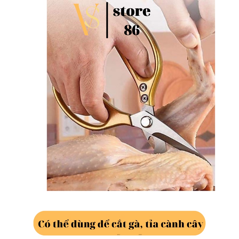 Kéo Cắt Gà Nhật Kéo Làm Bếp SK5 Siêu Sắc Cắt Vịt, Cắt Thịt Các Loại Cực HOT