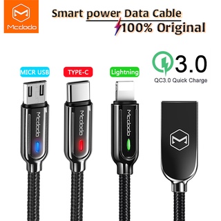 Cáp mcdodo tự động ngắt kết nối 65w cáp usb sạc nhanh iphone / type-c / micro usb cho iphone xiaomi huawei