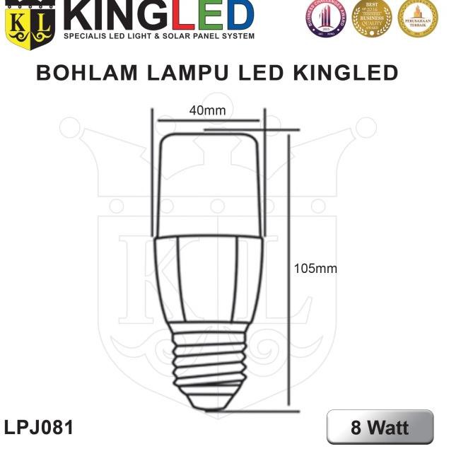 Đèn Led 8 Bóng Kingled 8 Watt (Dimmer 8wat-4watt-1watt