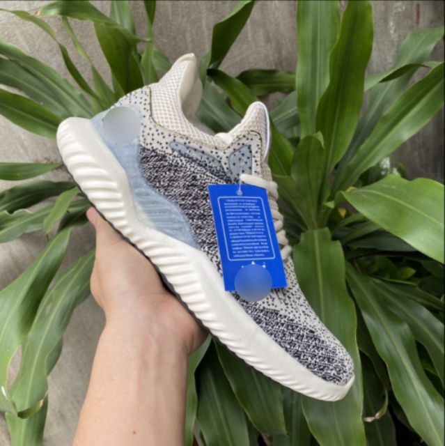 [Fullbox, video] Giầy Alphabounce thể thao kiểu sneaker xám kem nam(freeship)