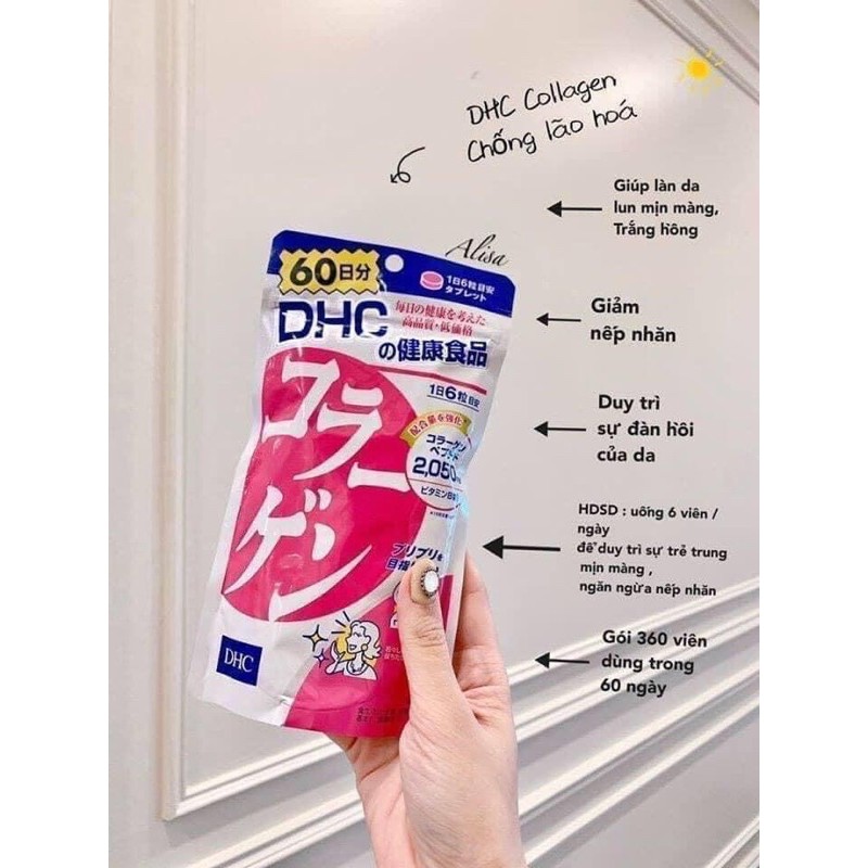 HOTViên uống D.H.C Collagen 60 ngày- DHC_Collagen Nhật Bản 60n