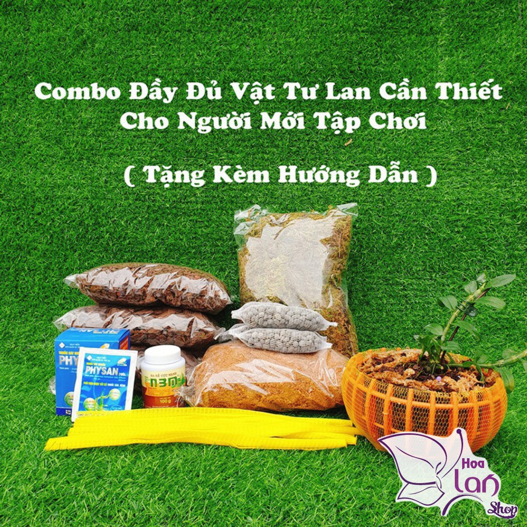 Phân Dê Túi Lưới ⚜️FREESHIP⚜️ Cho Lan Đã Qua Xử Lý - Túi lưới 20cm Tiện Dụng