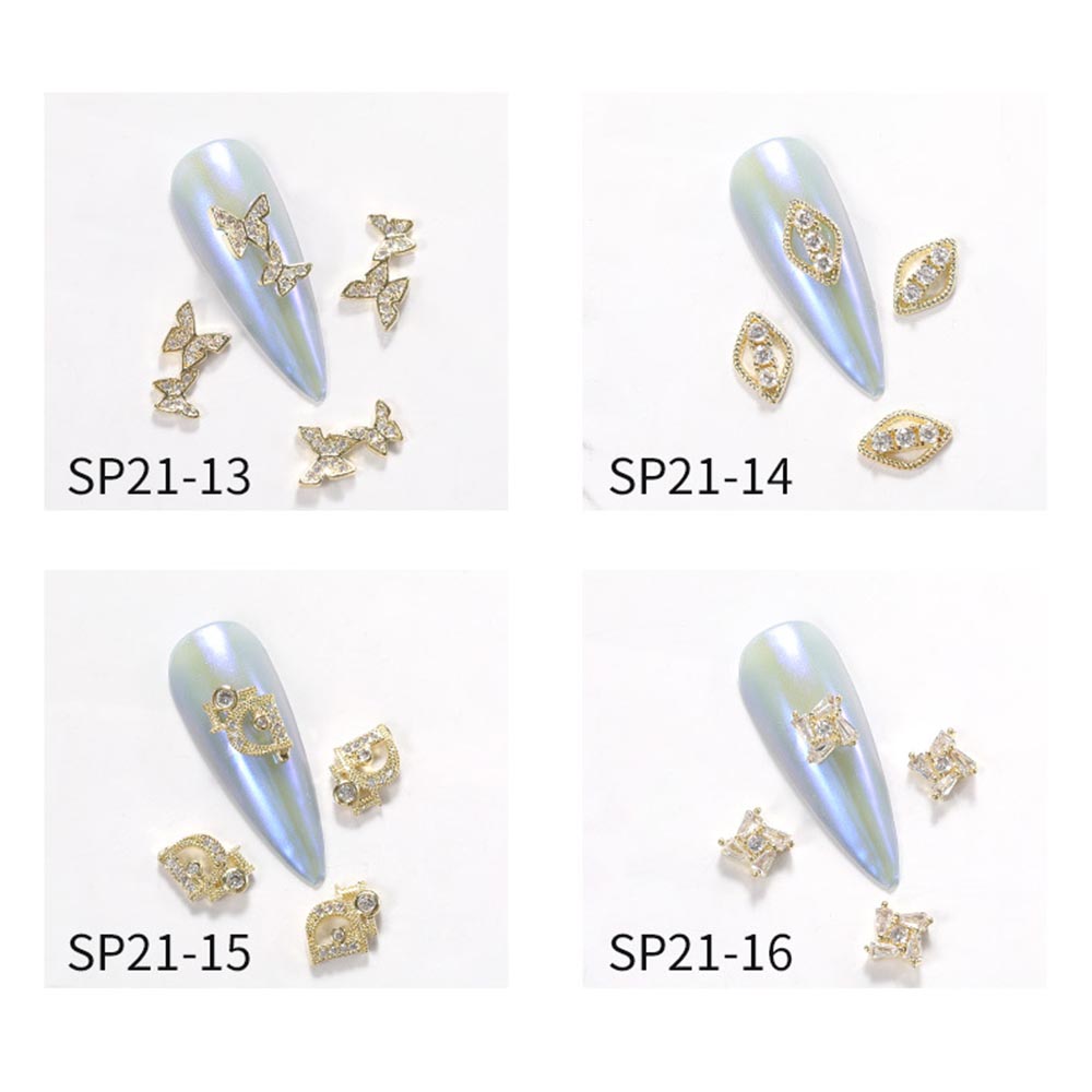 CHARMS Phụ Kiện Trang Trí Móng Tay Hình Nơ 3d