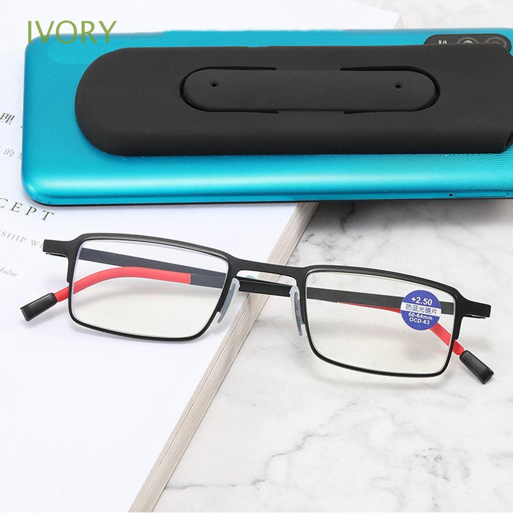 Kính Đọc Sách Gọng Vuông Siêu Mỏng Chống Bức Xạ Cho Nam Và Nữ
