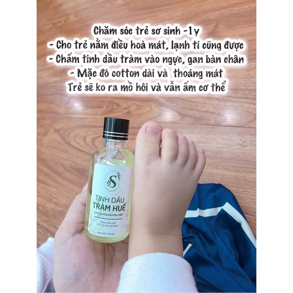 Tinh dầu tràm thiên nhiên nguyên chất SAM NATURAL 50ml