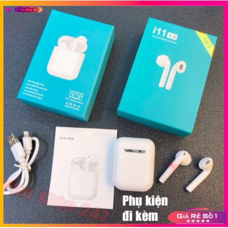 [Khuyến Mãi] Tai Nghe Bluetooth i11 Chính Hãng Cảm Ứng Như Airpods - Bảo hành 3 tháng