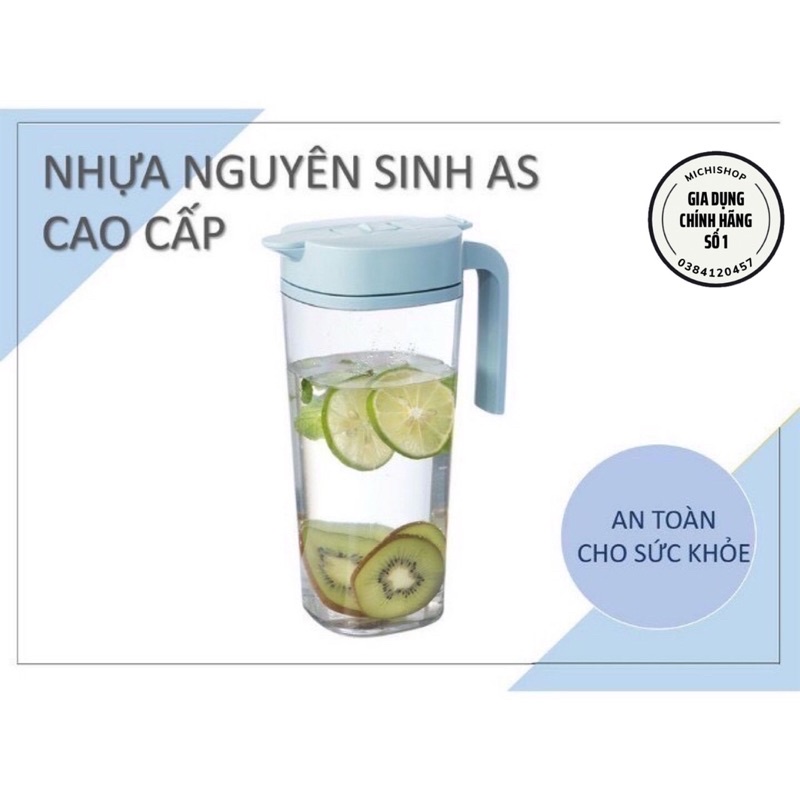 [HÀNG CAO CẤP] Bình Đựng Nước Cao Cấp BIWA1,2L 1,6L Inochi an toàn cho sức khỏe