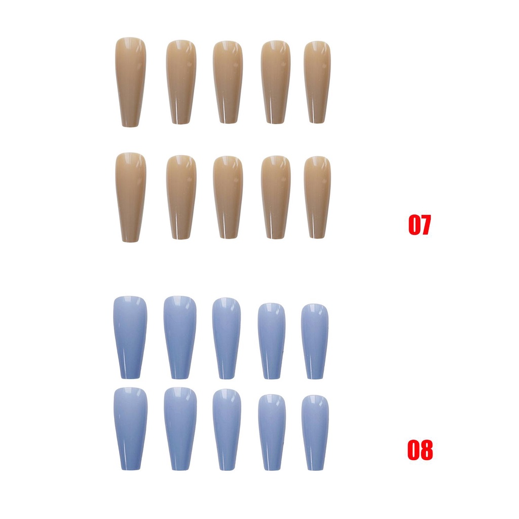 Hộp 24 Móng Tay Giả Che Phủ Toàn Diện Tháo Rời Được Tiện Lợi