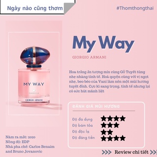 Thơm một chút - Nước hoa Armani My Way