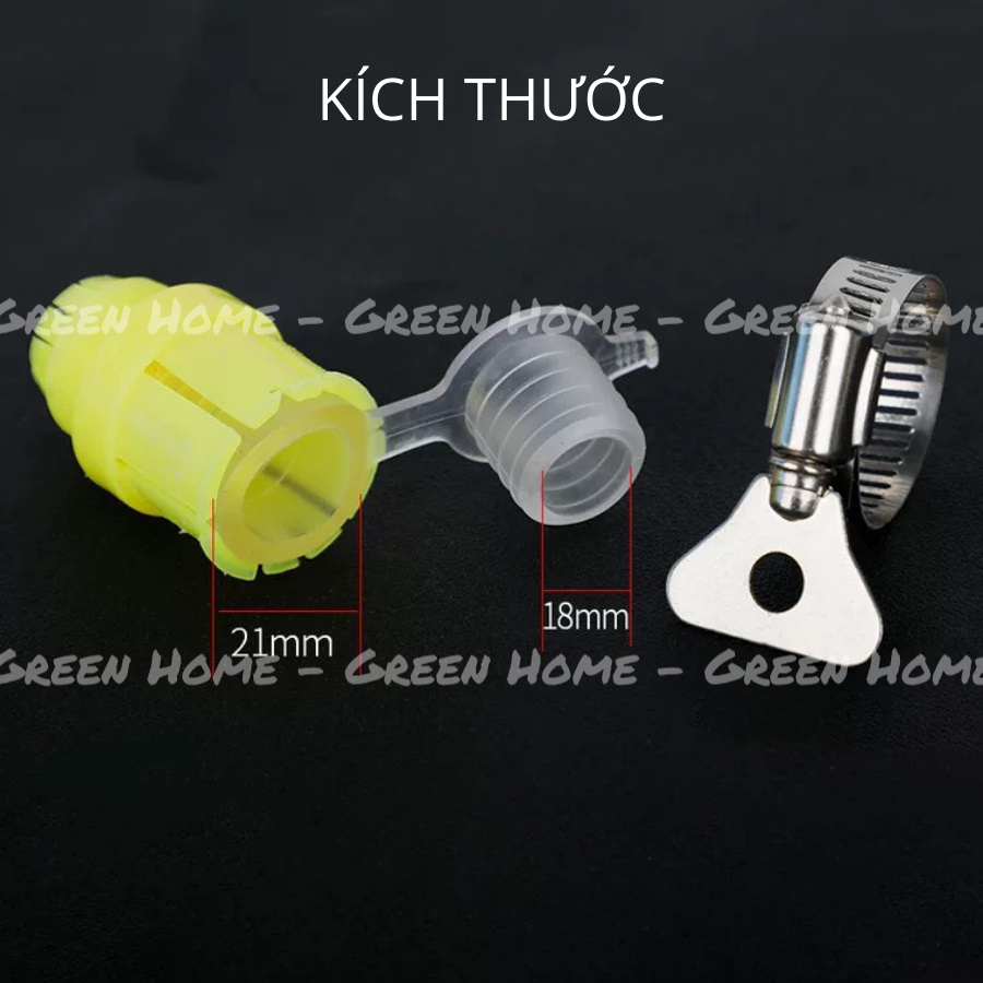 Đầu nối vòi nước có đai siết, Khớp nối nhanh đa năng nối trực tiếp từ vòi nước chất lượng cao, tiện lợi