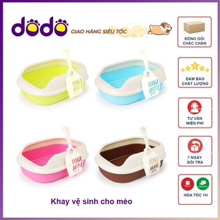 Chậu cát vệ sinh cho mèo, Cát mèo, cát vệ sinh cho mèo, cat ve sinh meo - Dodo Pet