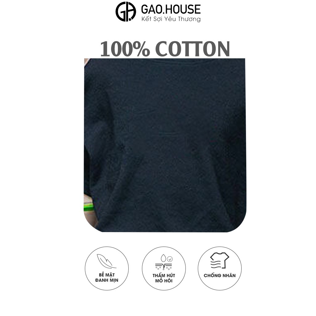 Áo thun bé gái Gạo House cotton 4 chiều cộc tay cổ tròn họa tiết Unicorn Kỳ Lân - [T12]