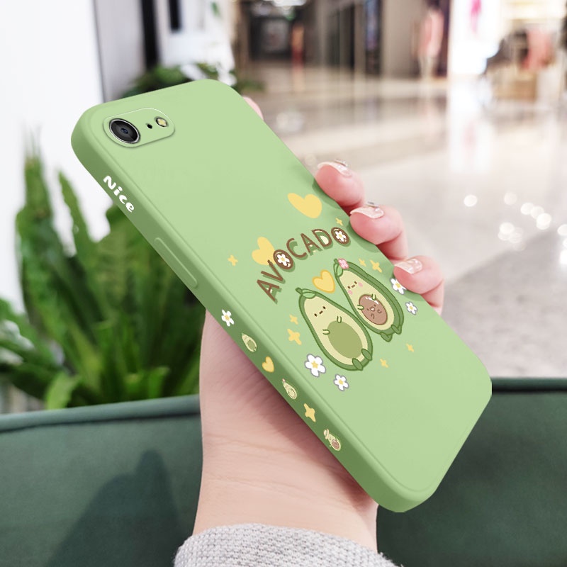 Ốp Điện Thoại Silicon Họa Tiết Đu Đủ Dành Cho IPhone 8 7 Plus SE 2020 6 6S Plus