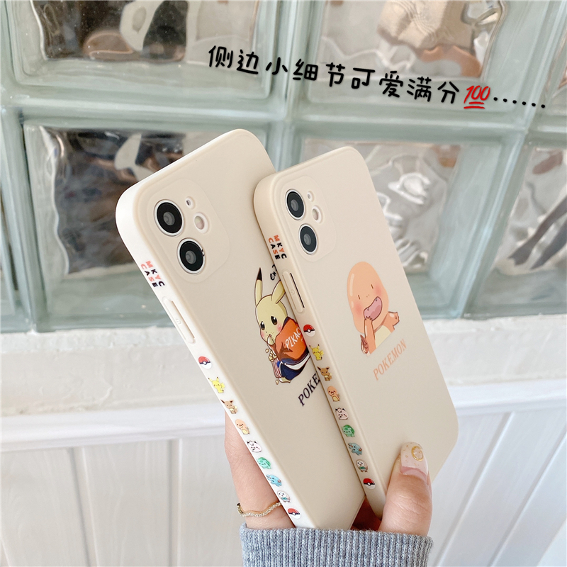 POKÉMON Hoạt Hình Ốp Điện Thoại Tpu Silicon Mềm Hình Pikachu Cho Iphone 12 Pro Max 11 Pro Max 12 7 8 Plus Se 2020 X Xs Max Xr