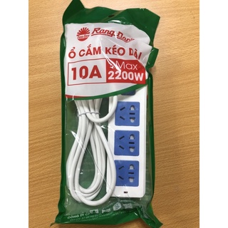 Ổ cắm điện kéo dài rạng đông 3m/5m model 10a-3m, 10a-5m
