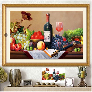 Tranh đính đá Hoa quả Y8005 120x80cm