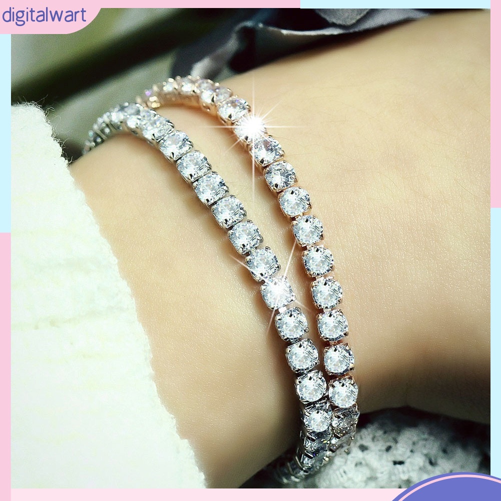 Vòng Đeo Tay Đính Đá Phong Cách Sang Trọng Thanh Lịch Dành Cho Nữ