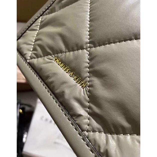 Túi cnk tote tay cầm ô trám