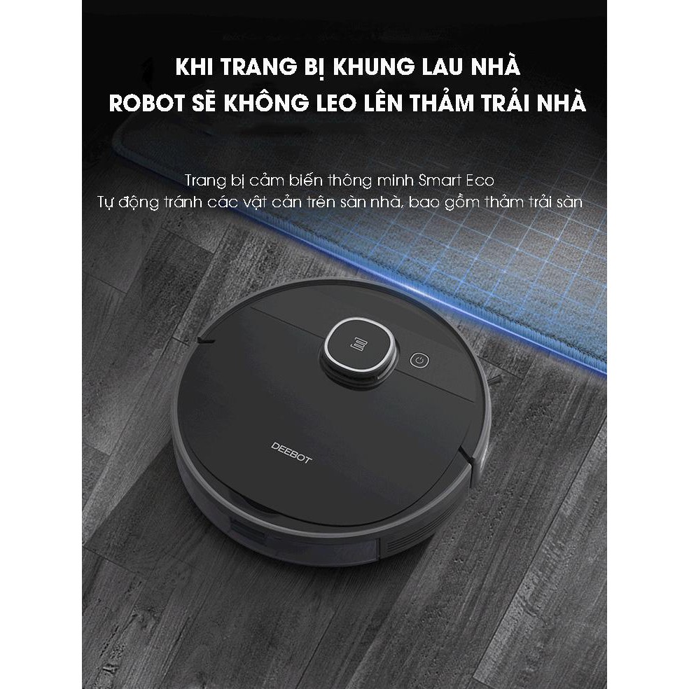 Robot hút bụi lau nhà Ecovacs Deebot T5 Hero/T5 Max [TẶNG APP QUỐC TẾ] Hàng TRƯNG BÀY