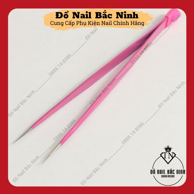 Nhíp Gắp Đá Phụ Kiện Nail Gắn Móng Loại Đầu Thẳng