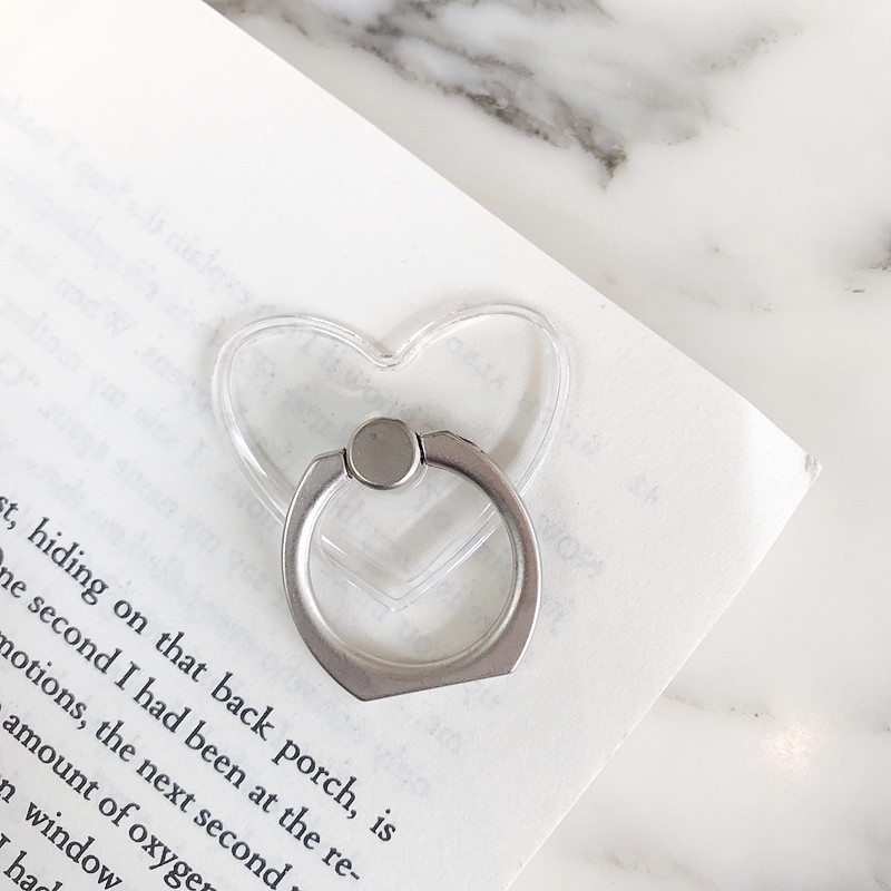 Giá đỡ điện thoại dạng nhẫn iRing hình gấu , sao, tim (mẫu ngẫu nhiên)