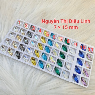 Đá khối hình thoi 7×15mm