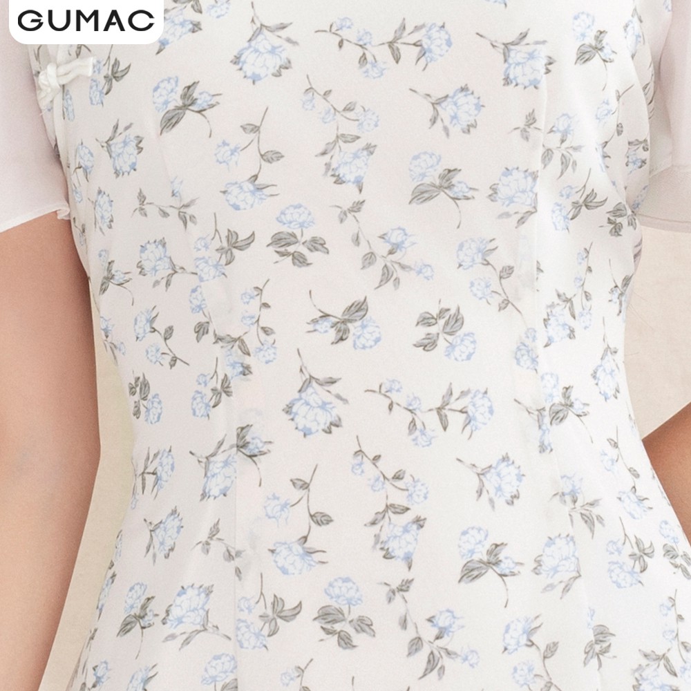 [Mã WAGU12 giảm 20% tối đa 50k đơn 150k] Đầm cổ tàu tay loe DA10130 GUMAC | BigBuy360 - bigbuy360.vn