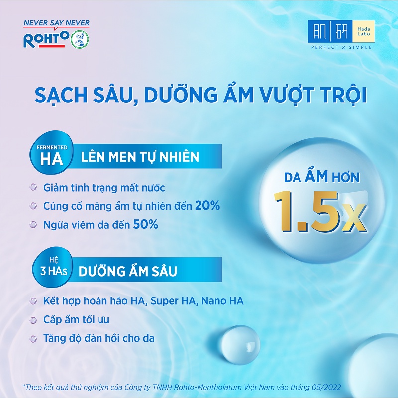 Nước tẩy trang sạch sâu dưỡng ẩm Hada Labo Micellar Water Hydrating 240ml