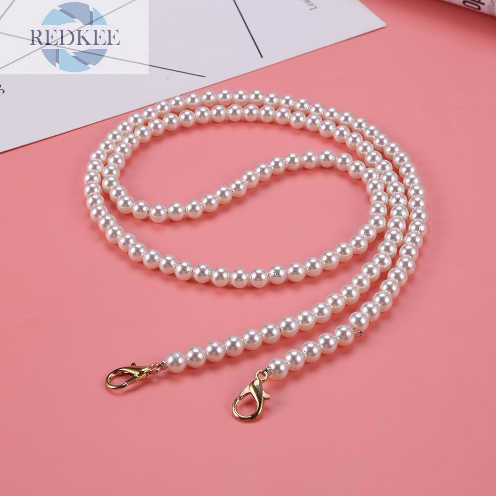 Dây Đeo Túi Xách Đính Hạt Ngọc Trai Thời Trang Cho Nữ