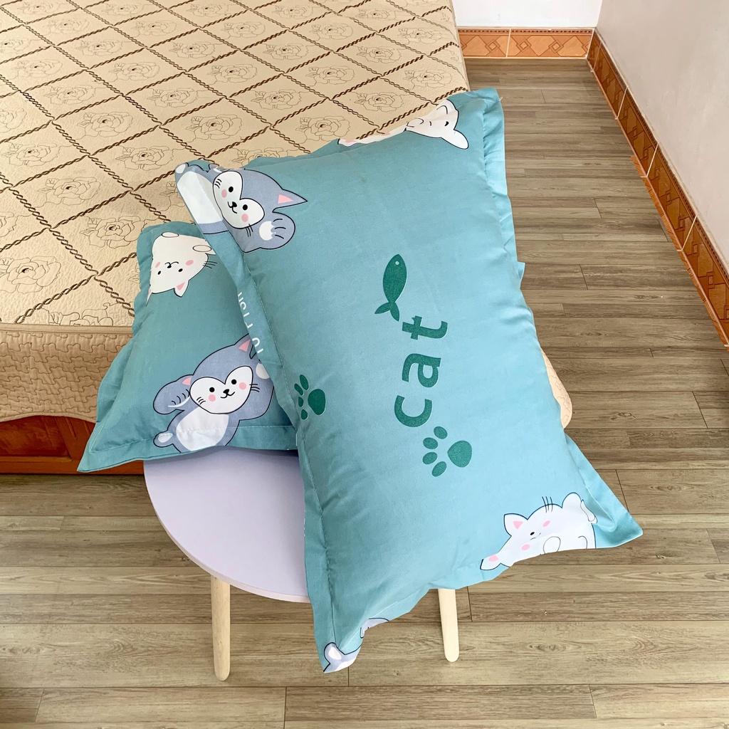Vỏ gối nằm cotton poly,  vỏ gối đẹp Lin Bedding vỏ gối nằm kích thước 45x65cm (Không kèm ruột) | BigBuy360 - bigbuy360.vn