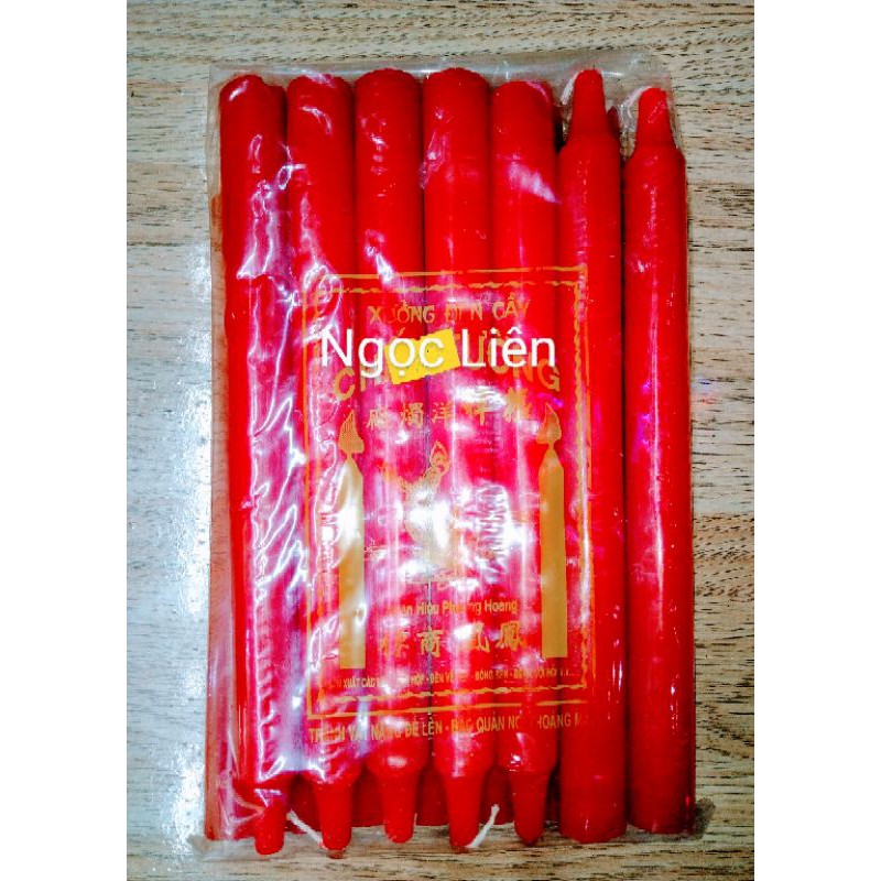 1 kí đèn cầy cây màu đỏ thắp sáng, đám ma, cúp điện
