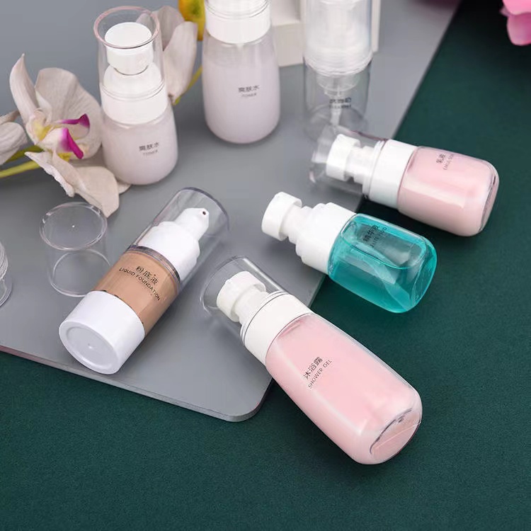 Chai chiết mỹ phẩm vòi nhấn, vòi phun sương size nhỏ thuận tiện mang đi du lịch