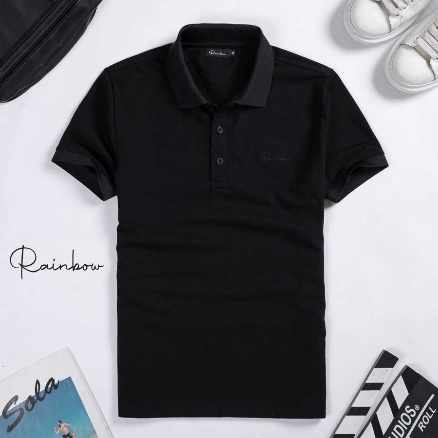 Áo polo nam chính hãng Rainbow SPO001 form Regular Fit chất liệu cotton thấm hút tốt , có size đại | BigBuy360 - bigbuy360.vn