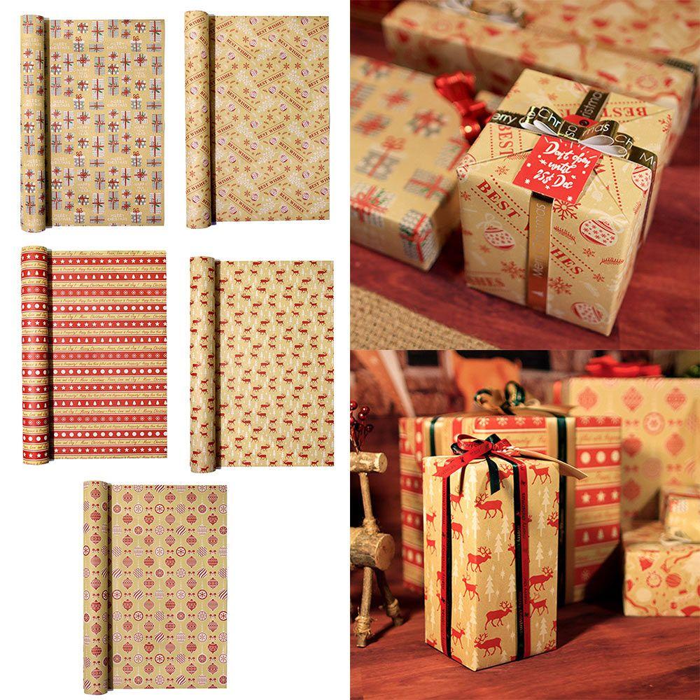 Cuộn Giấy Gói Quà Giáng Sinh 70X50cm