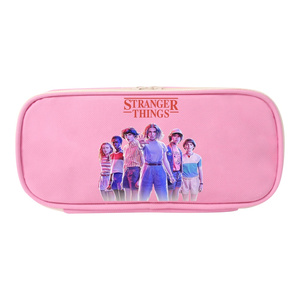 Hộp Đựng Bút Chì Đa Năng Sức Chứa Lớn In Họa Tiết Stranger Things 4 HELLfire club Cho Học Sinh