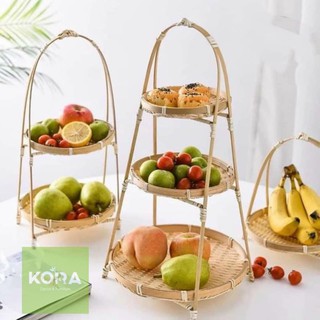 Mẹt tre trang trí lớp mầm non