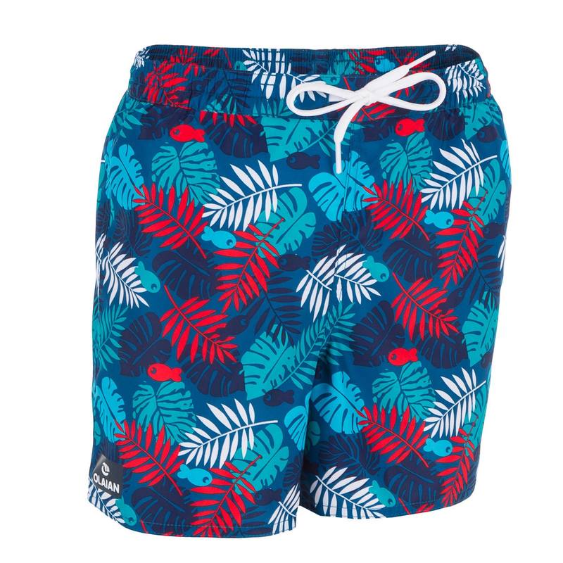 Quần short lướt ván Decathlon OLAIAN00 trẻ em - Đỏ size 4 Tuổi