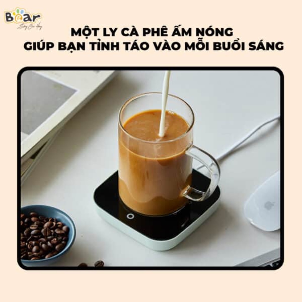 Đế hâm nóng, đế làm nóng đồ uống Bear DRBD-C16J5 bảo hành 18 tháng bản quốc tế
