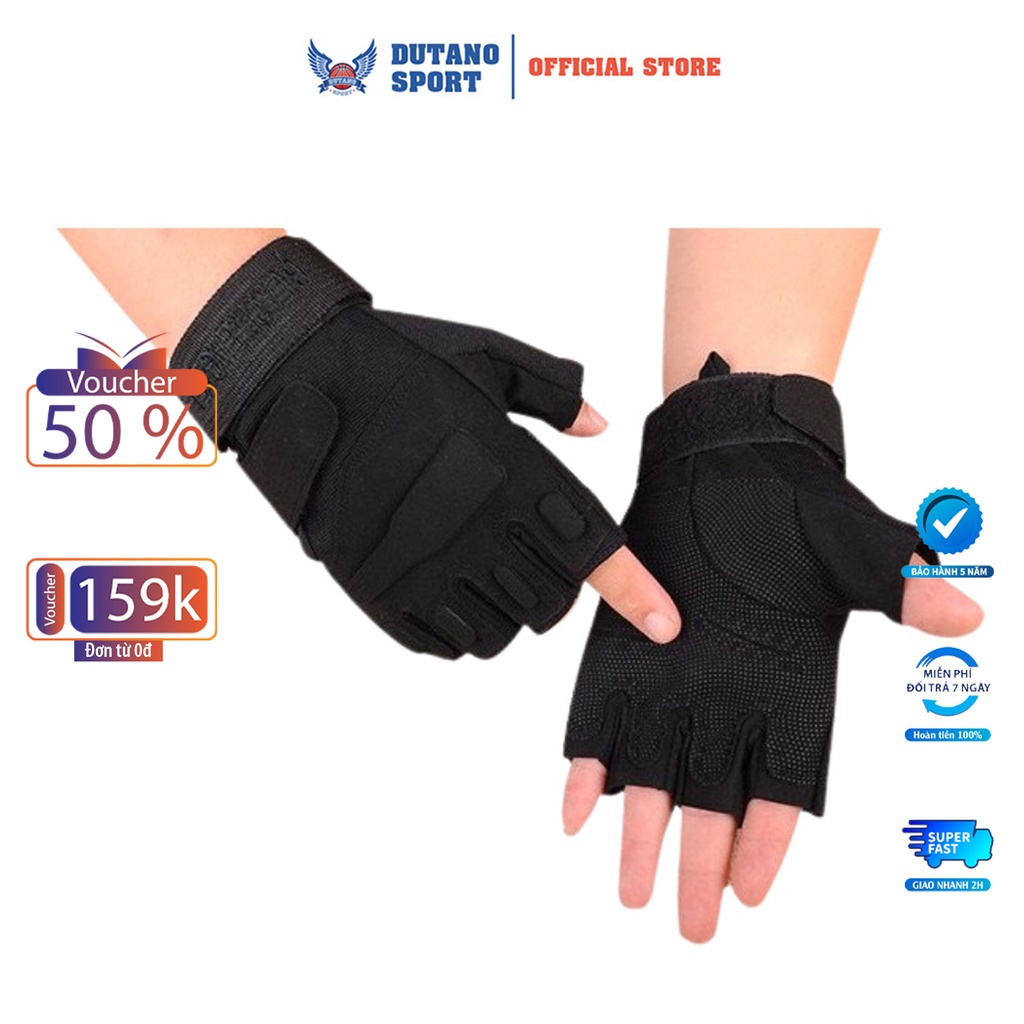Găng Tay Xe Máy, Đi Phượt Black Chính Hãng